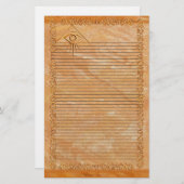 プロヴィデンスの目は石造りの静止した並べました 便箋 (正面/裏面)