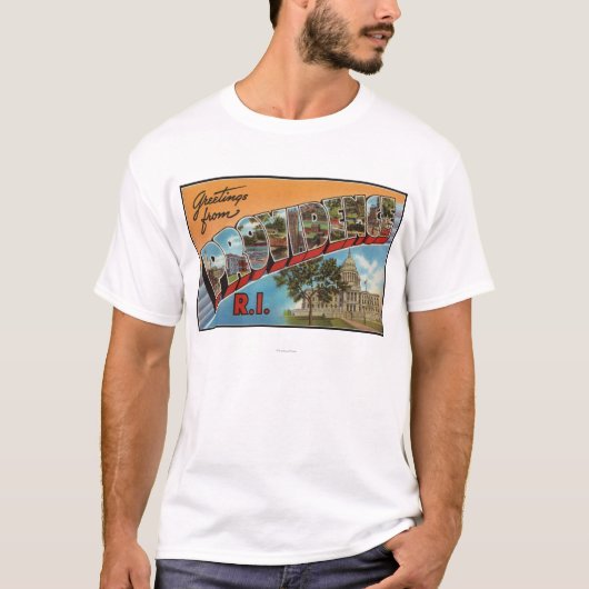 プロヴィデンス、ロードアイランド(重要な建物) Tシャツ (正面)