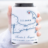 プロヴィンセタウンケープコッド結婚式の引き出物 缶クーラー