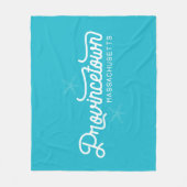 プロヴィンセタウンマサチューセッツフリースブランケット フリースブランケット (正面)