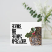 プロールのクリスマスプディング、おもしろカード シーズンポストカード (スタンド正面)