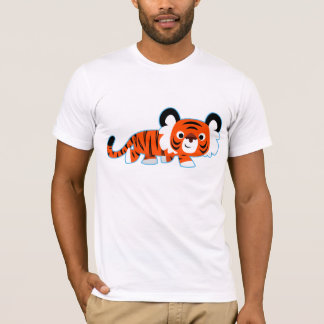 プロールTシャツの可愛い漫画の虎 Tシャツ