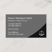 プロ仕様の弁護士名刺 名刺 (正面)