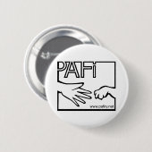 プロ動物のフィンランドBWのロゴボタン 缶バッジ (正面&裏面)