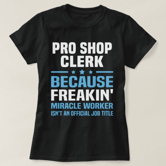 プロ店員 Tシャツ (デザイン正面)