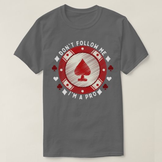 プロ後を追じゃない Tシャツ (デザイン正面)