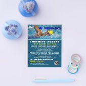 プロ泳ぐ人、スイミングレッ広告スンのチラシ チラシ (シングル)