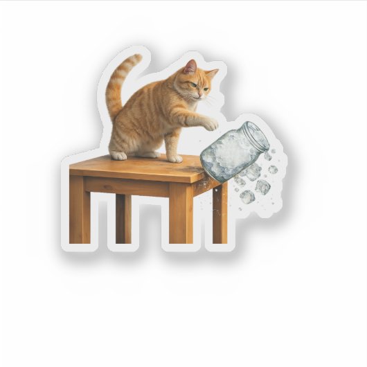 プロ移民猫、ICE廃止ティーシャツ、Chinga La シール (正面)