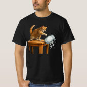 プロ移民猫、ICE廃止ティーシャツ、Chinga La Tシャツ (正面)