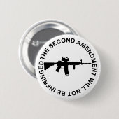 プロ第2修正の自由の商品 缶バッジ (正面&裏面)