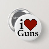 プロ第2修正: Iハート銃 缶バッジ (正面&裏面)