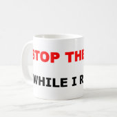 プロ軍隊プロ戦勝兵士ユーモア コーヒーマグカップ (正面左)