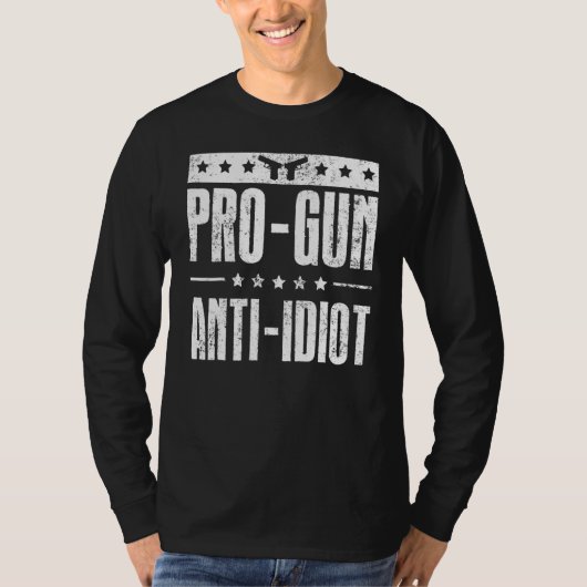 プロ銃反アホ銃所有者 Tシャツ (正面)