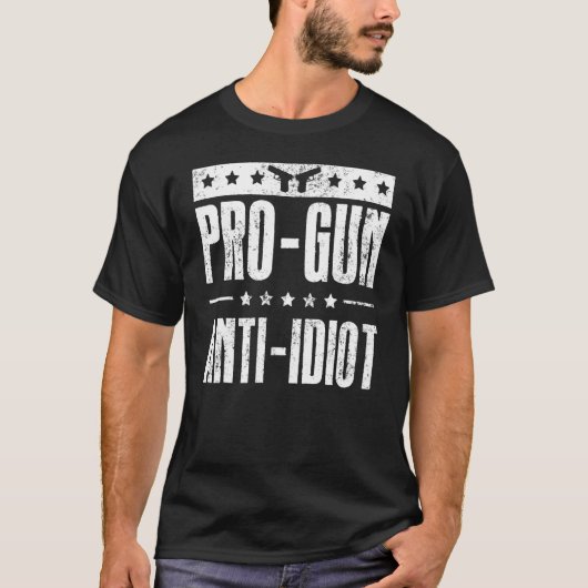 プロ銃反アホ銃所有者 Tシャツ (正面)