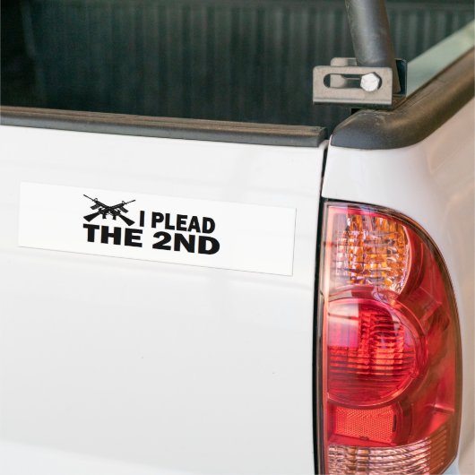 プロ銃: 私は第2を弁護します バンパーステッカー (トラック上)