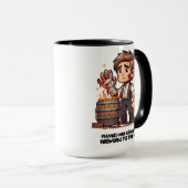 プロ離れに向けて花火を！ マグカップ (正面右)