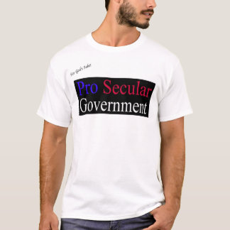 プロ非宗教政権 Tシャツ