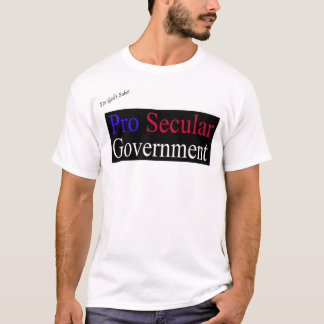 プロ非宗教政権 Tシャツ