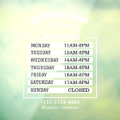 プロ ウィンドウ シール ウィンドウサイン (シート3)