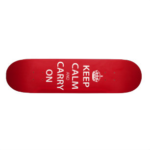 プロKeep Calm and Carry Onのスケートボード スケートボード