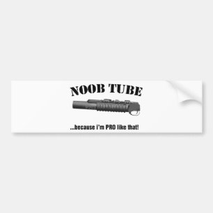 プロNoobの管 バンパーステッカー