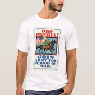 プロPatria! 加わって下さい軍隊(US02096A)に Tシャツ