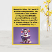 プンおもしろいはスエードハッピーバースデー カード (黄色い花)