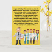 プンおもしろいカッティングコロナーズハッピーバースデー カード (黄色い花)