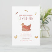 プンおもしろいチキンクリスマスフォトコラージュ シーズンカード (スタンド正面)