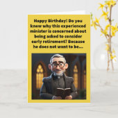 プンおもしろいパストルハッピーバースデー カード (黄色い花)