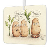 プンおもしろいポテト カーエアーフレッシュナー (左)