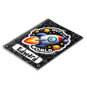 プンおもしろい新学期ノートブパーソナライズされたック ノートブック (左側)