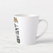 プンおもしろい父親のジョーク |父の日 カフェラテマグ (右)