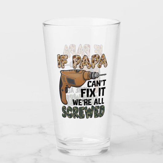 プンおもしろい父親のジョーク |父の日 タンブラーグラス (正面)