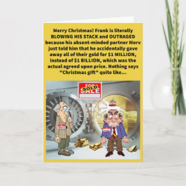 プンおもしろい金ゴールド、フランク、メルフ・クリスマス カード