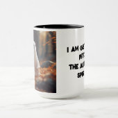 プンの入った秋のマグカップ マグカップ (中央)