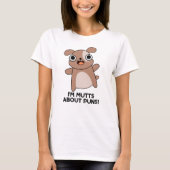 プンスのおもしろい犬・プンについて Tシャツ (正面)