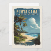 プンタカナでの休暇:ヴィンテージとの思い出 シーズンカード (正面/裏面)