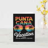 プンタカナのバケーション2026 メモリーを作る サマー ビーチ カード (黄色い花)