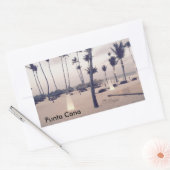 プンタカナステッカー 長方形シール (封筒)