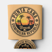 プンタカナドミニカパームツリービーチヴィンテージカンC 缶クーラー (裏面)