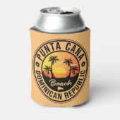 プンタカナドミニカパームツリービーチヴィンテージカンC 缶クーラー (缶裏面)