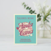 プンタカナドミニカ共和国レトロポストカード ポストカード (スタンド正面)