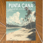 プンタカナドミニカ共和国旅行アートヴィンテージ ポストカード<br><div class="desc">プンタカナベクターアートデザイン。バババロ地区とプンタカナは、ラ・コスタ・デル・ココと呼ばれる型枠、または豪華で包括的なリゾート地であるココナッツ海岸と組み合わせている。</div>