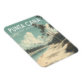 プンタカナドミニカ共和国旅行アートヴィンテージ マグネット (右側)