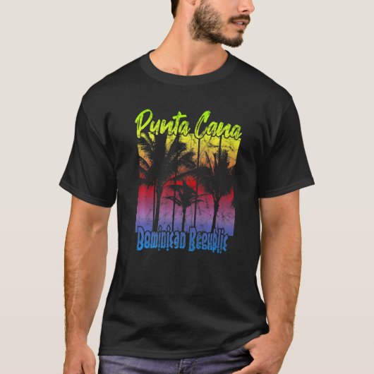 プンタカナドミニカ共和国 Tシャツ (正面)