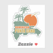 プンタカナドミニカ – ファミリーバケーションヴィンテージ60s シール (シート)