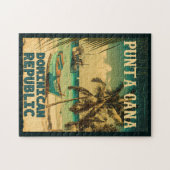 プンタカナドミニカ – ファミリーバケーションヴィンテージ60s ジグソーパズル (横)