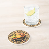 プンタカナドミニカ – ヴィンテージ土産80s コースター (側面)