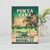 プンタカナドミニカ – ヴィンテージ土産80s シーズンカード (スタンド正面)